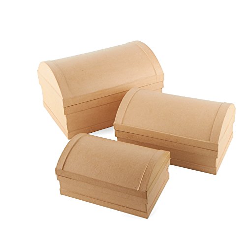 【PAPIER-MACHE STORAGE CONTAINER】 Amazon.com: Set of 7 Paper Mache Hexagon Boxes - Papier